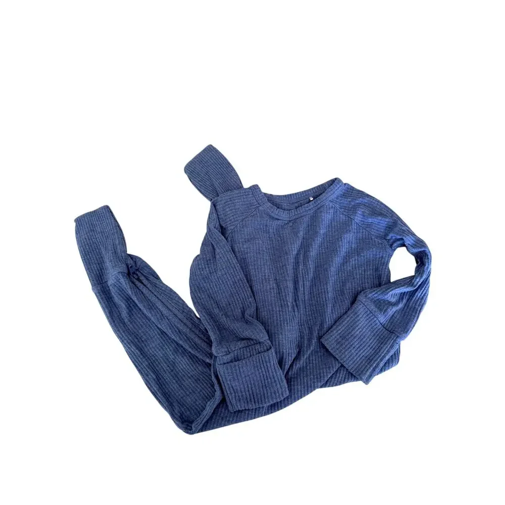 Little Sleepies hazel ribbed crescent zippy
